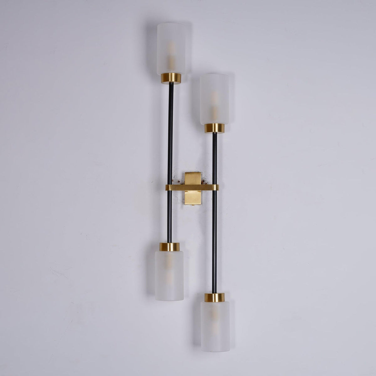 Tekas aplique de pared cilindro vidrio lineal