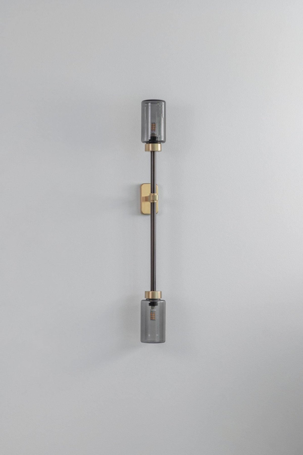 Tekas aplique de pared cilindro vidrio lineal