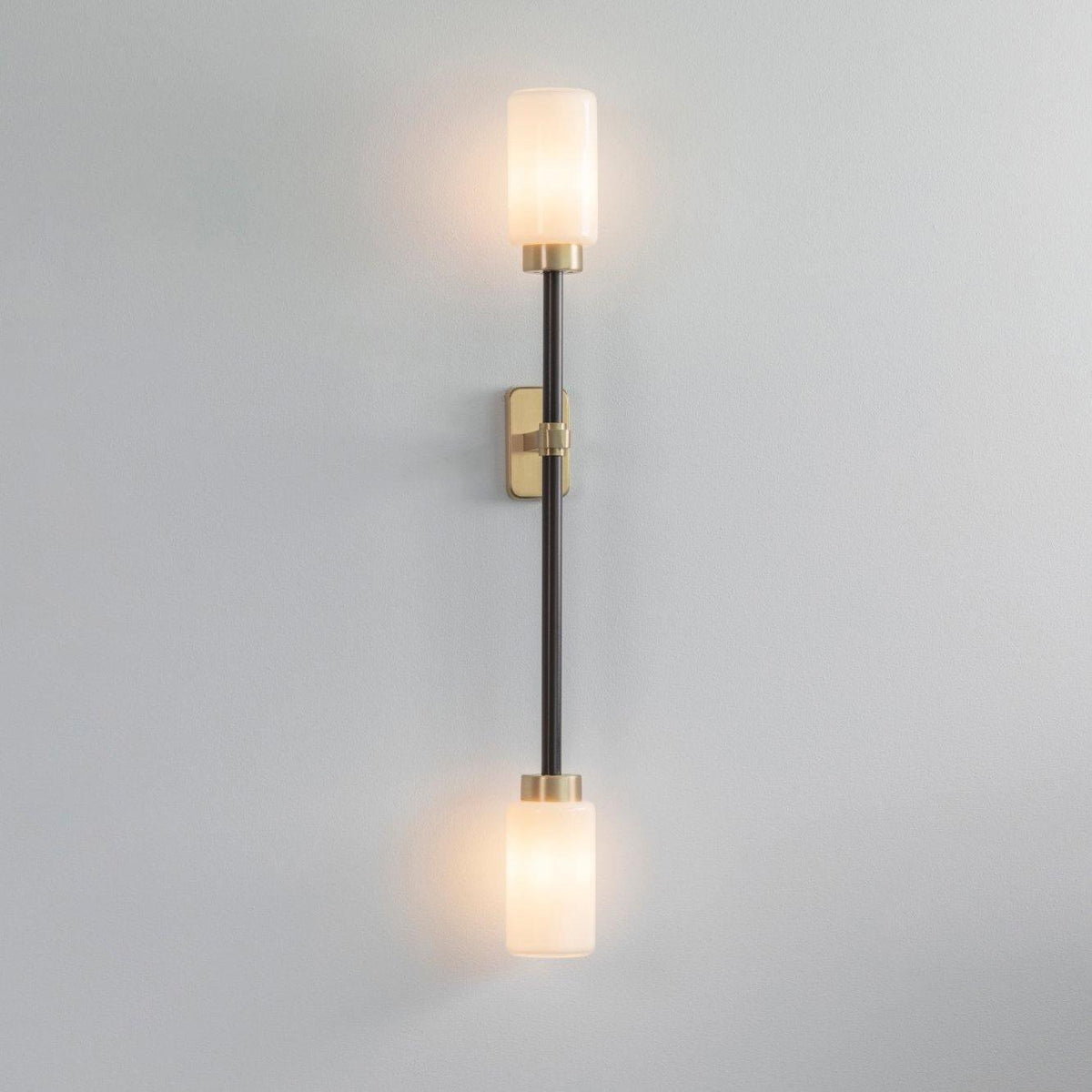 Tekas aplique de pared cilindro vidrio lineal