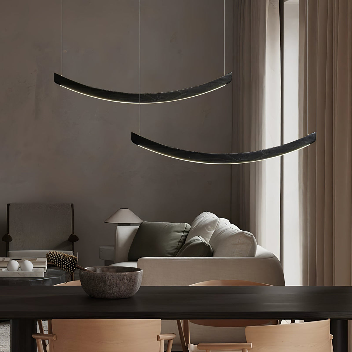 Sororelle lámpara colgante Crescent