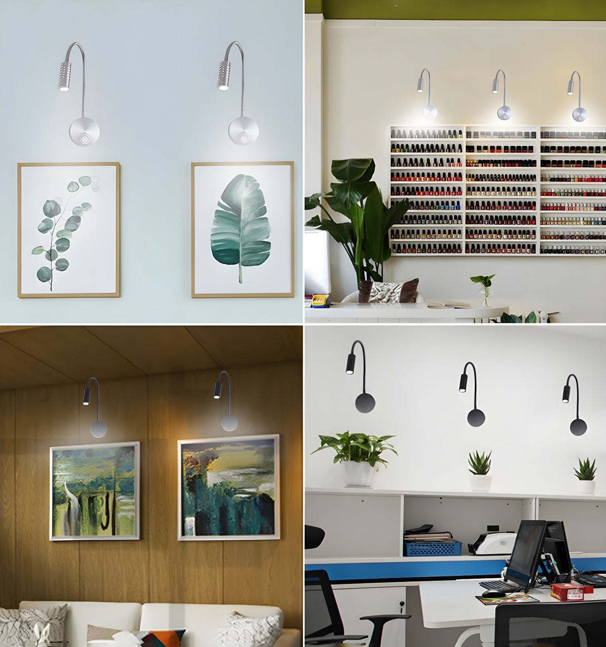 Ilmareth aplique de pared Flex Reading de estilo clásico