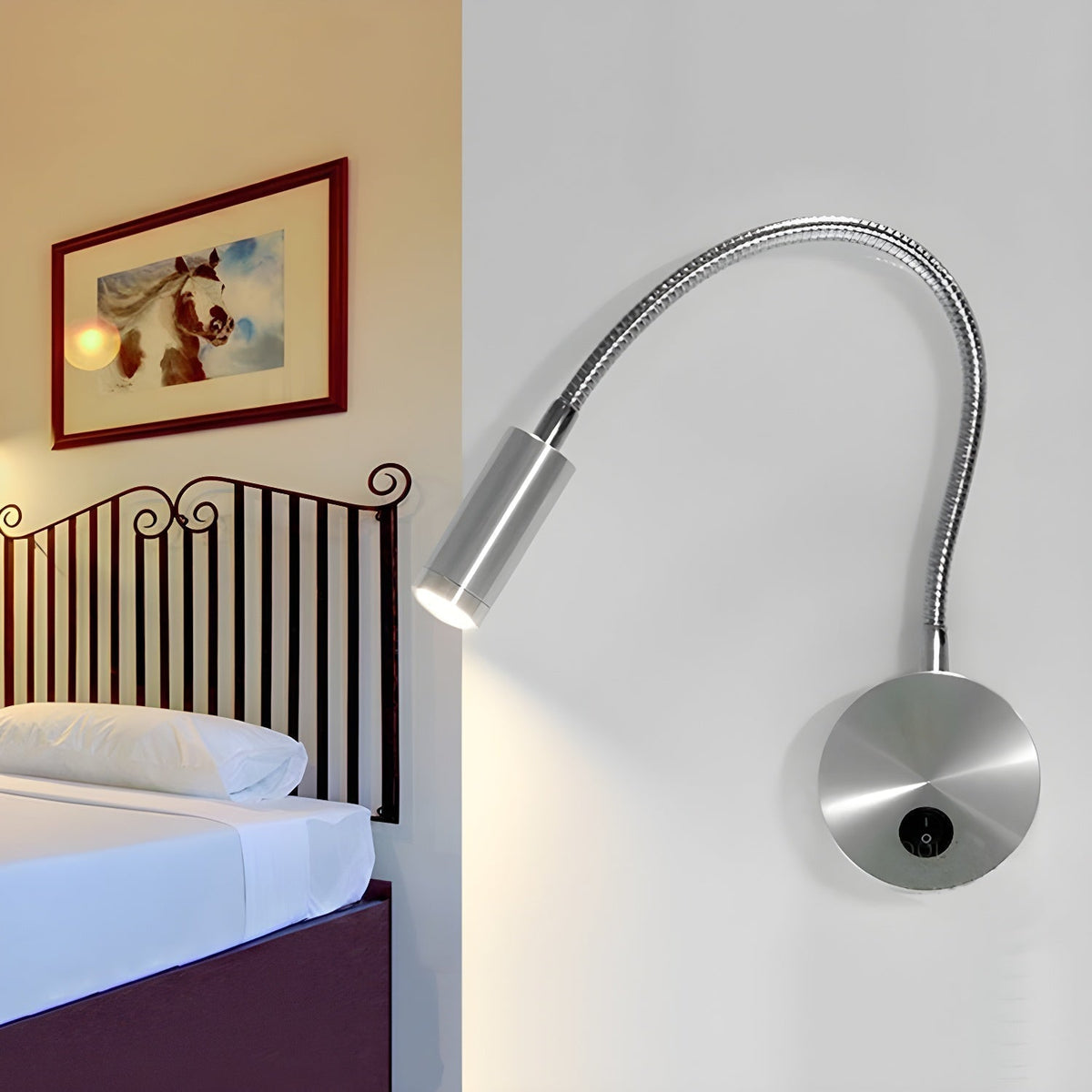 Ilmareth aplique de pared Flex Reading de estilo clásico