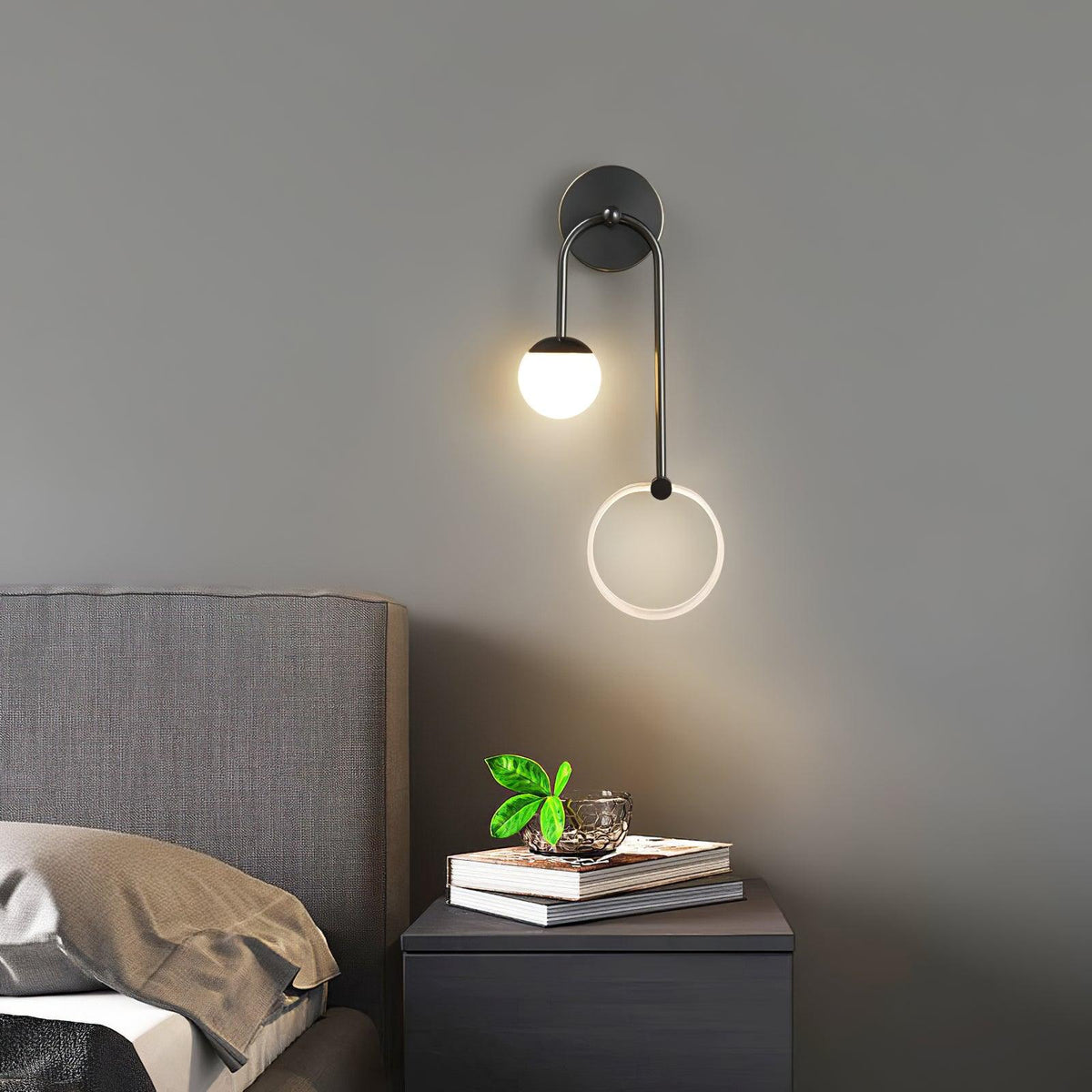 Warren aplique de pared moderno minimalista LED de latón