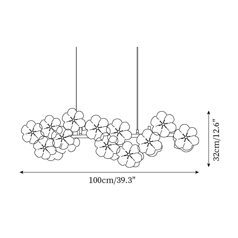 Avenalaine lámpara colgante lineal