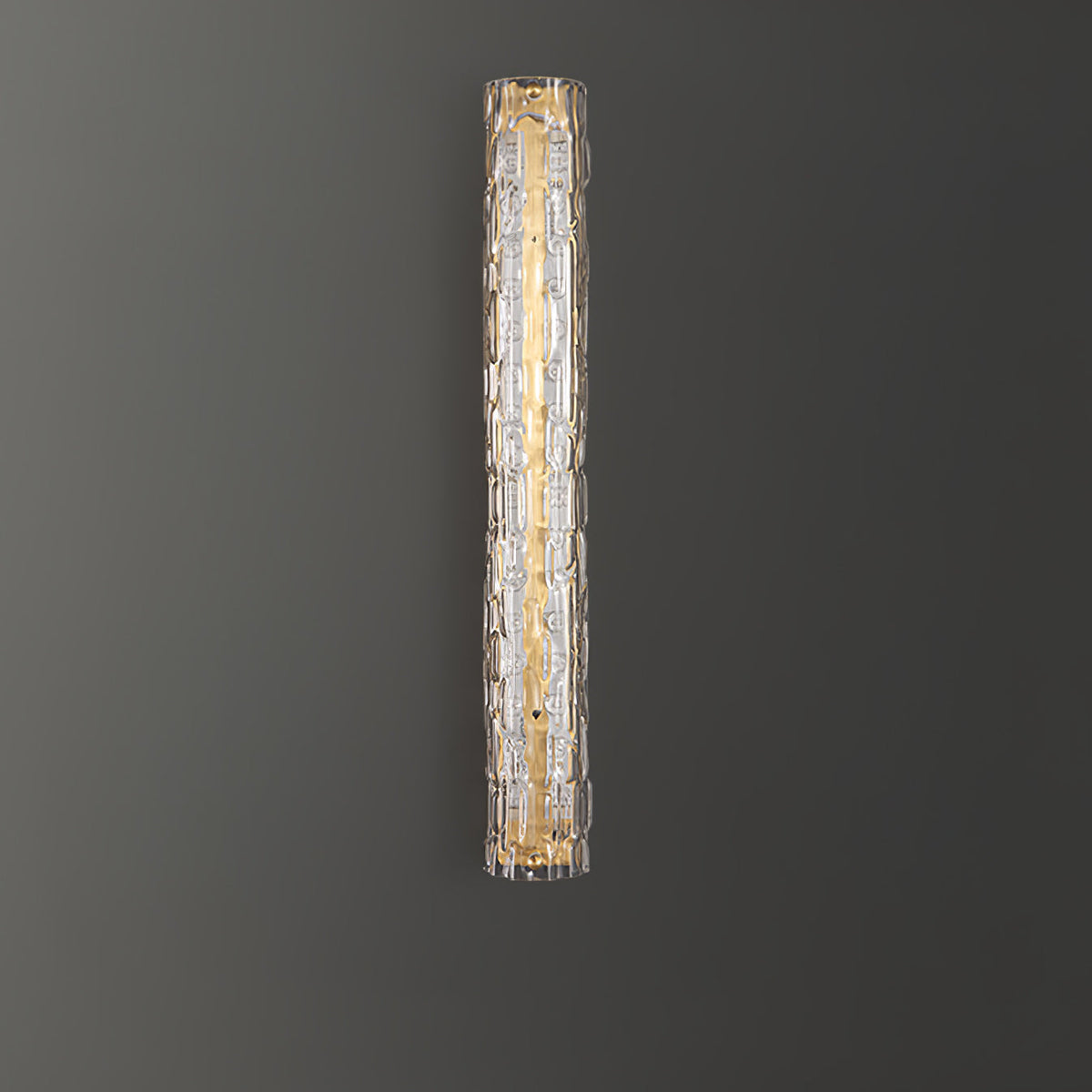 Bexley aplique de pared de vidrio y latón