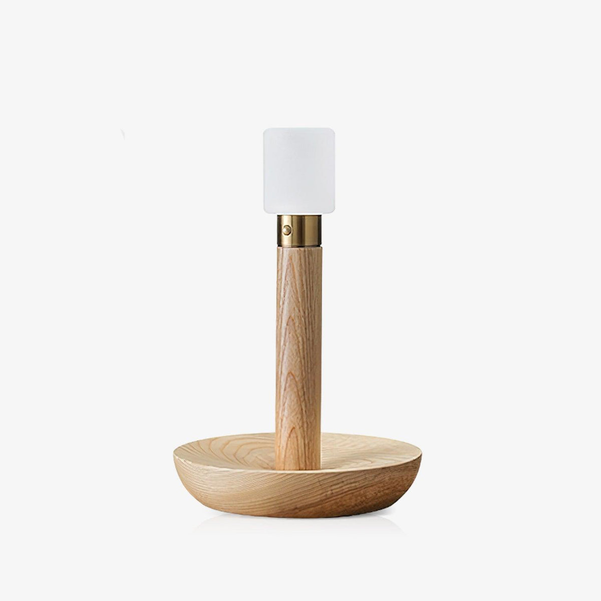Lumaice lámpara de mesa minimalista de madera