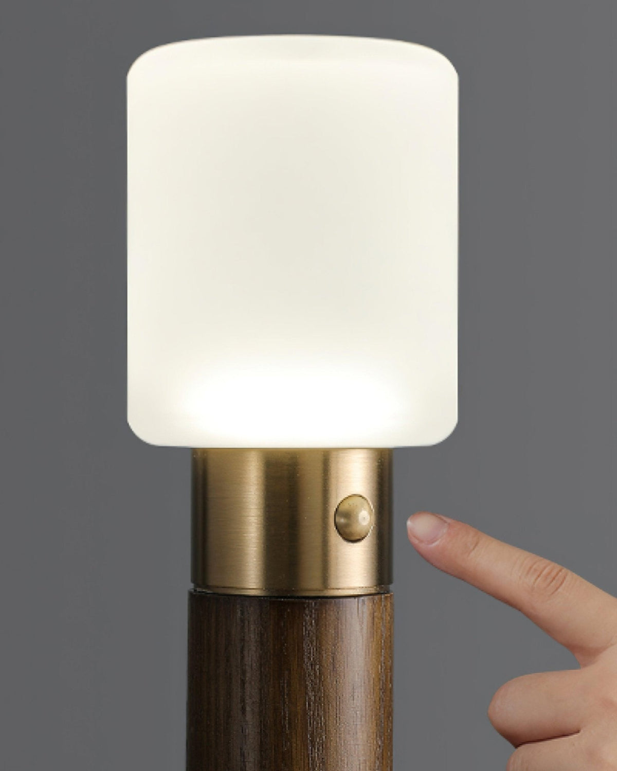 Lumaice lámpara de mesa minimalista de madera