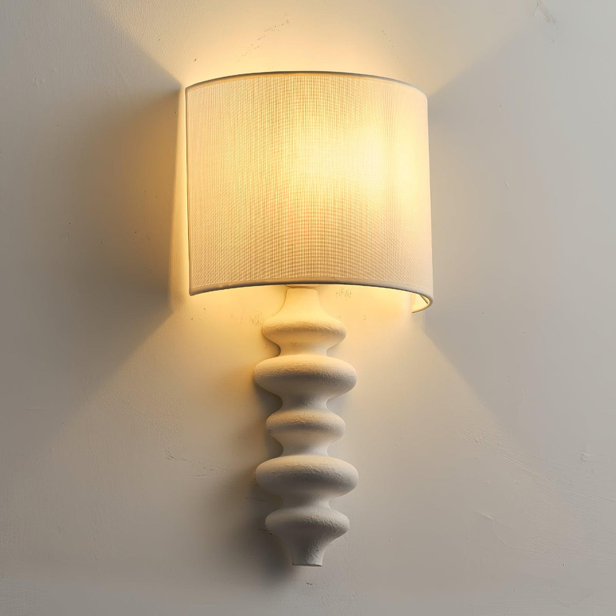Lineella aplique de pared de tejido nórdico art