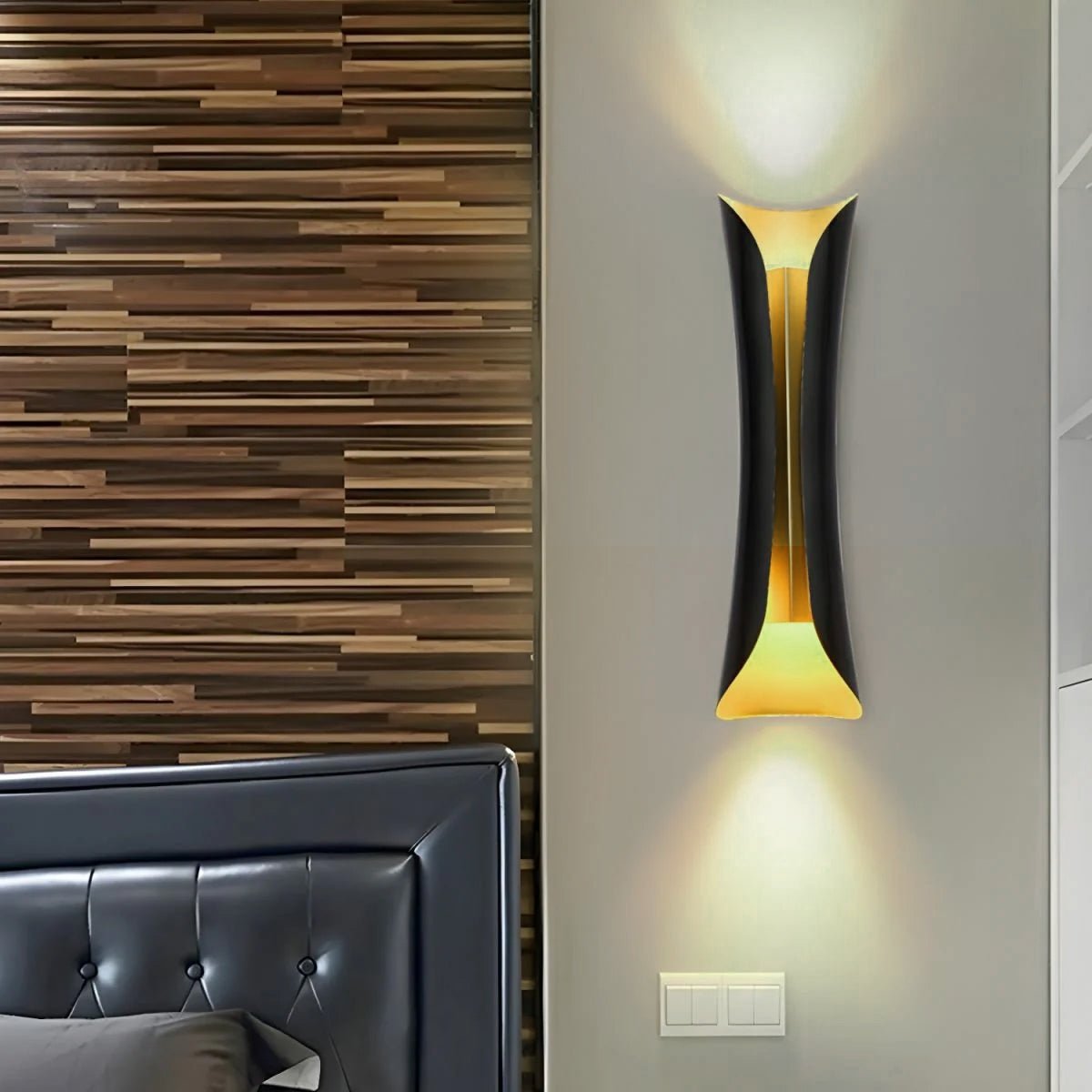 Humphrey aplique de pared elegancia Flame Art