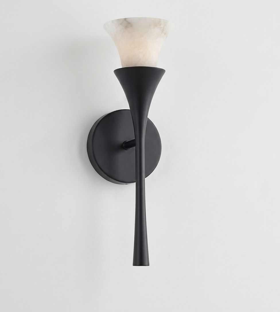 Kestleigh Aplique de pared de alabastro