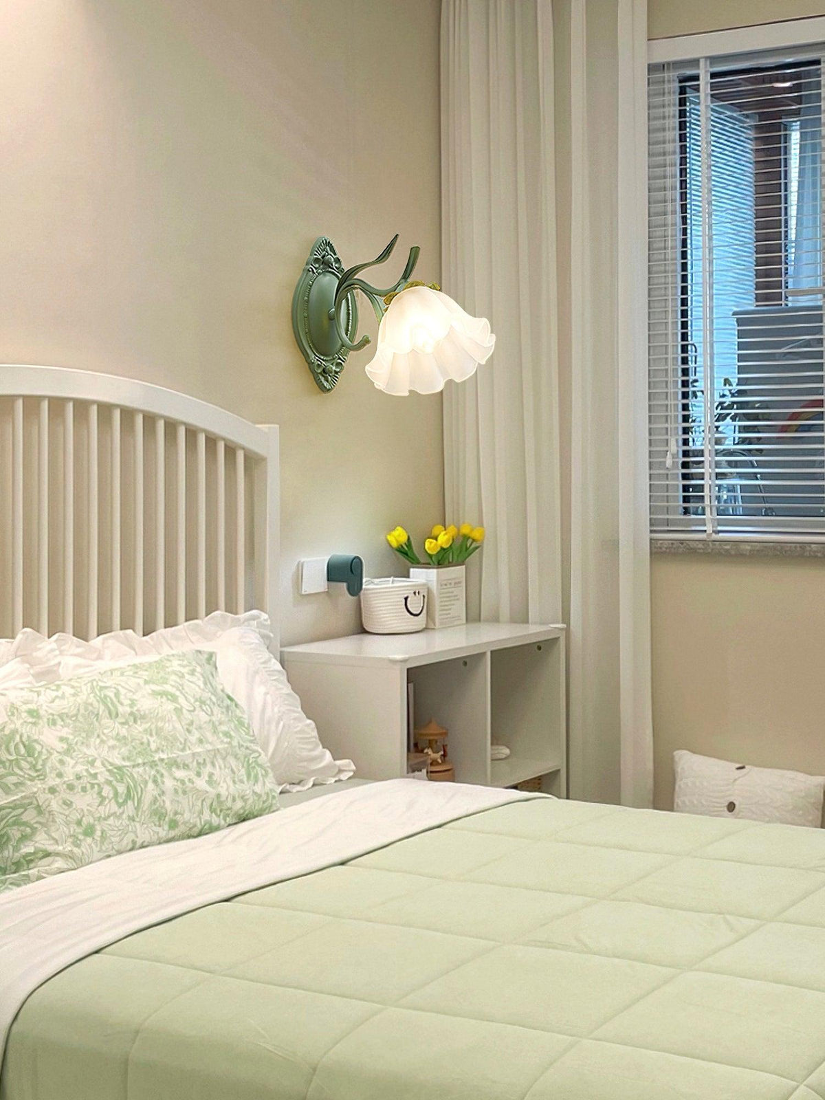 Oly aplique de pared Premium nórdico de vidrio esmerilado