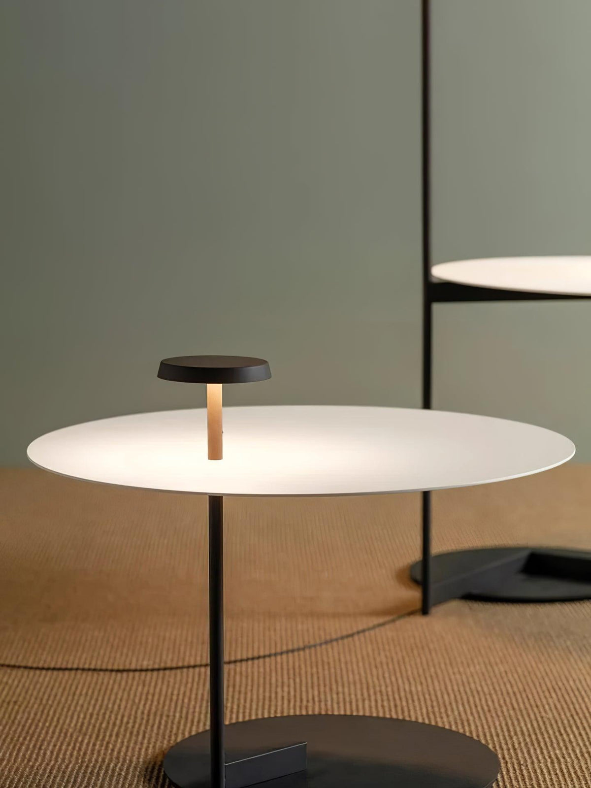 Orvinil lámpara de pie Scandi