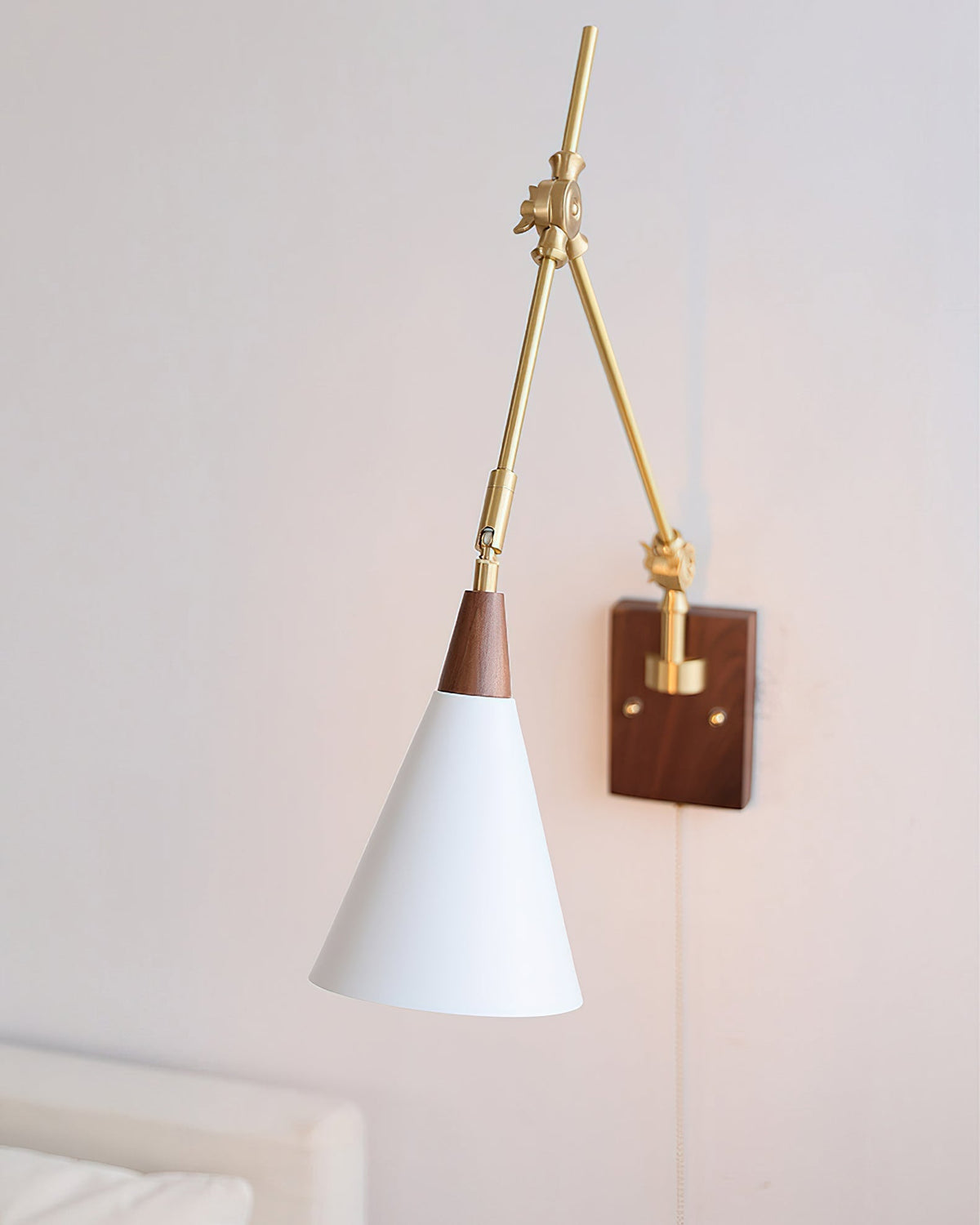 Laurent aplique de pared con brazo oscilante