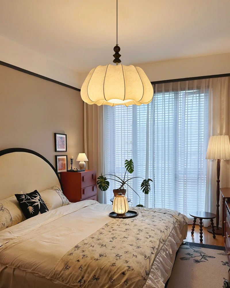 Asolira lámpara colgante elegancia Vintage de madera
