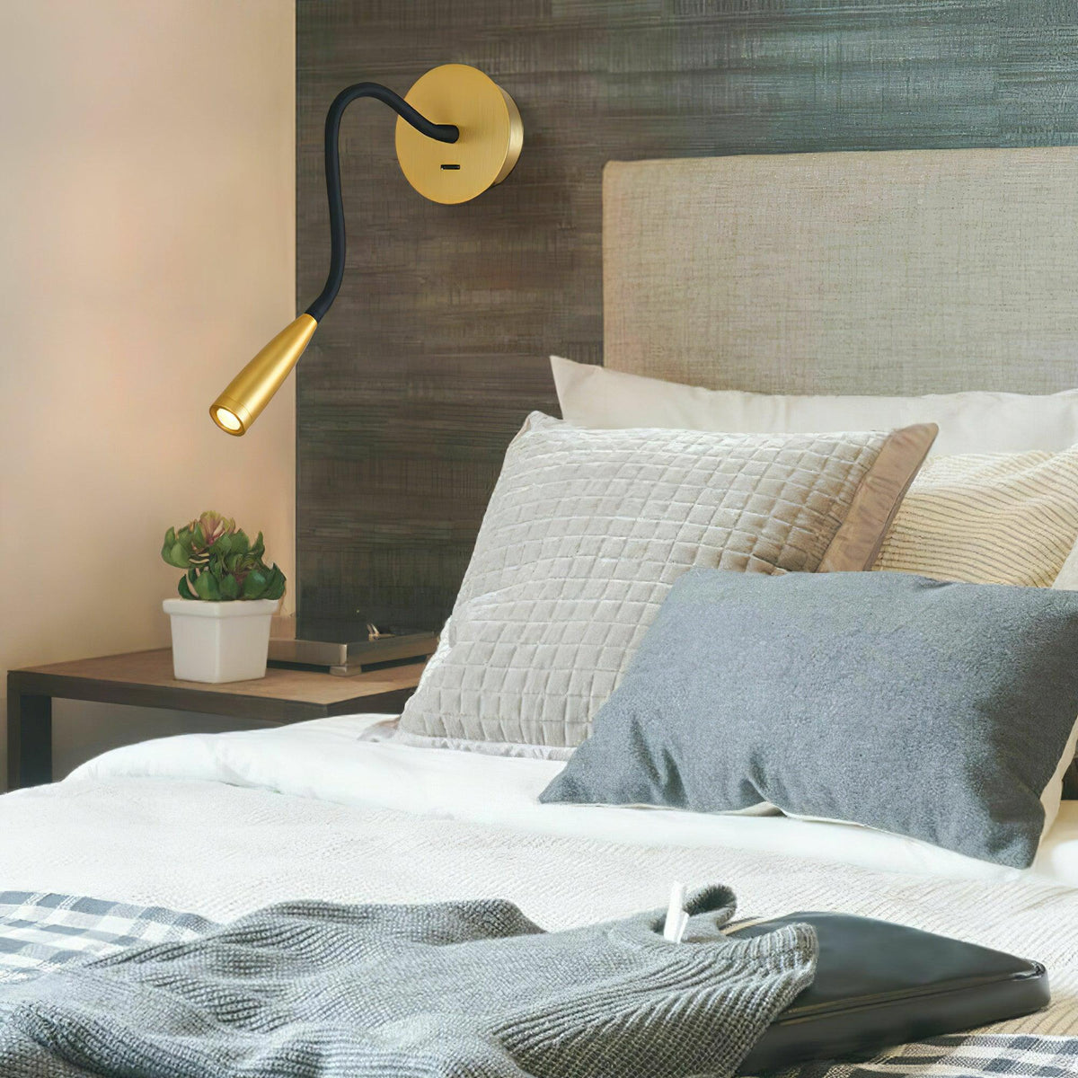 Rivanelle aplique de pared moderno minimalista enchufable