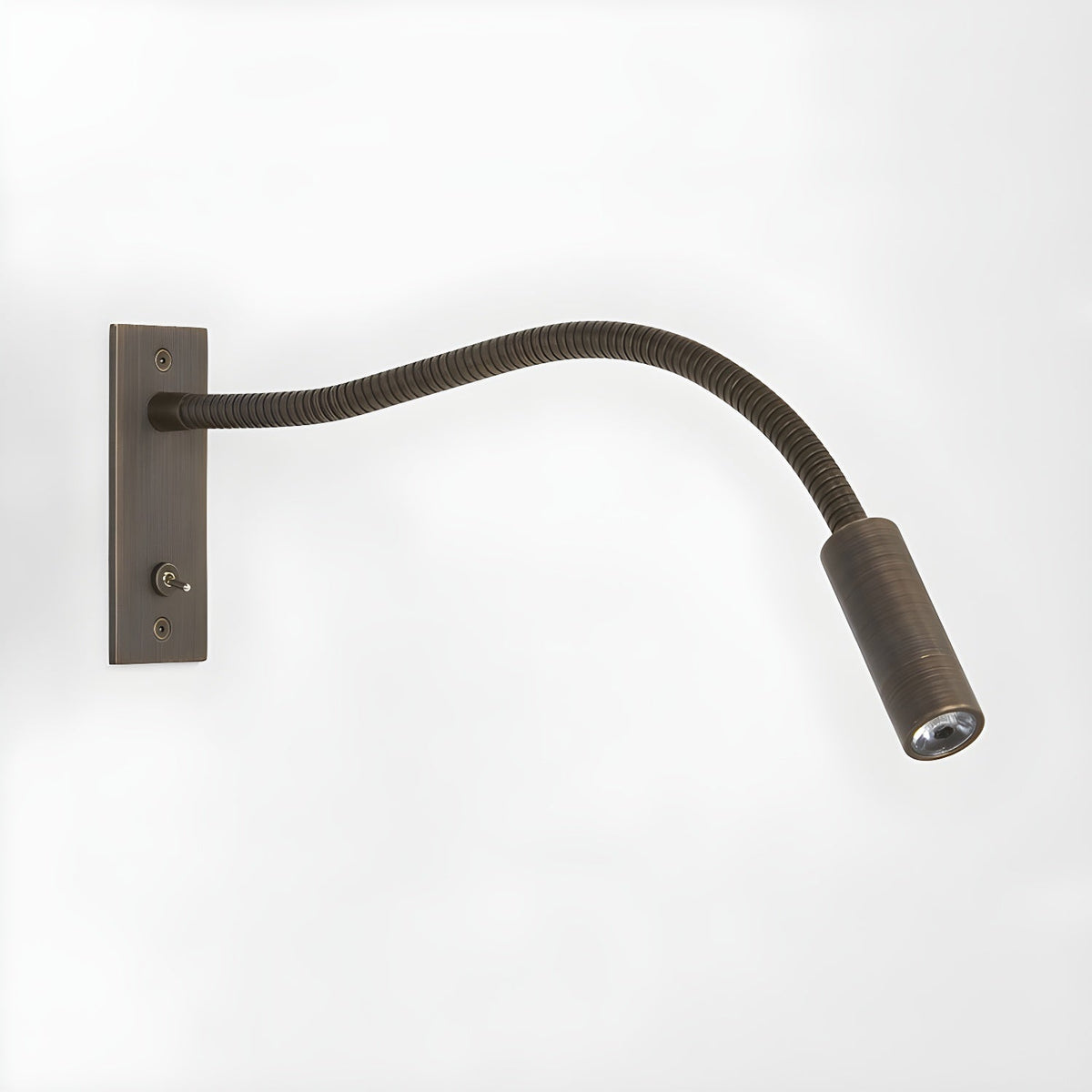 Flame aplique de pared Flexible Gooseneck