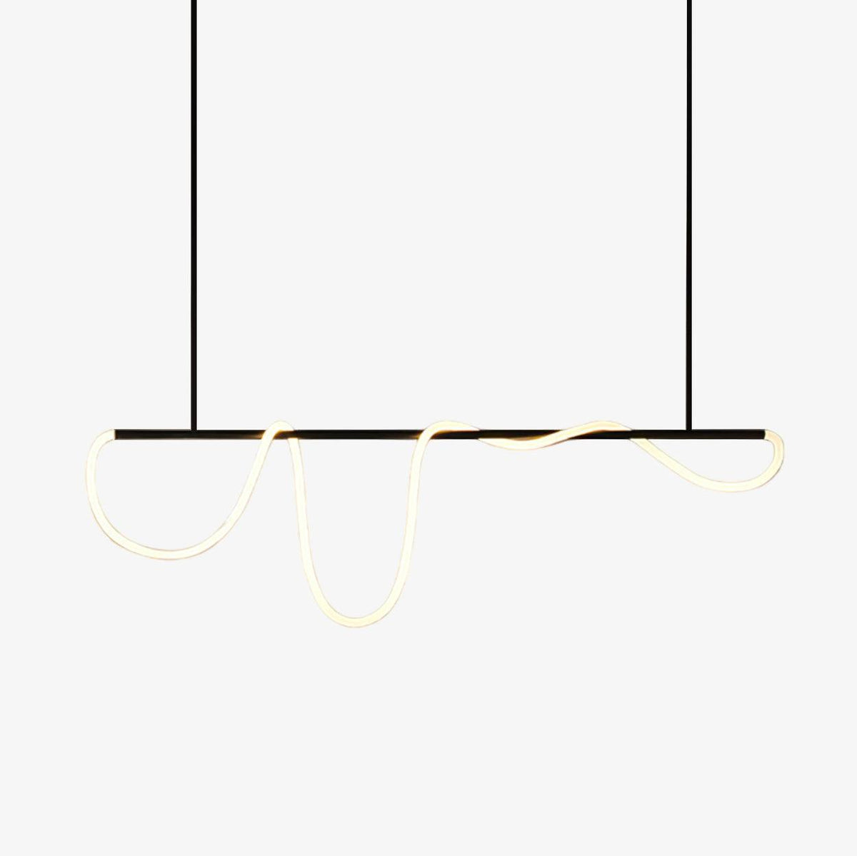 Vocor lámpara de araña Flexible Silicona Curva moderna Elegante