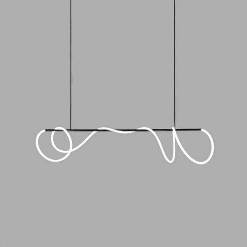 Vocor lámpara de araña Flexible Silicona Curva moderna Elegante