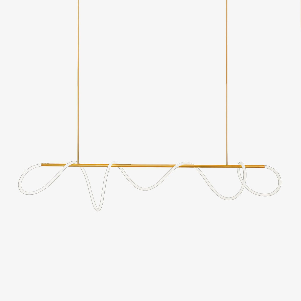 Vocor lámpara de araña Flexible Silicona Curva moderna Elegante