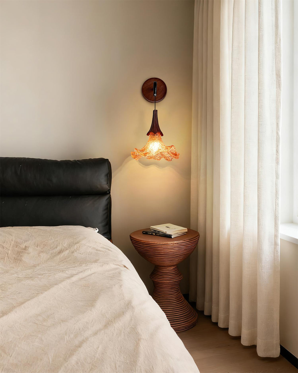 Ambrosine aplique de pared flor