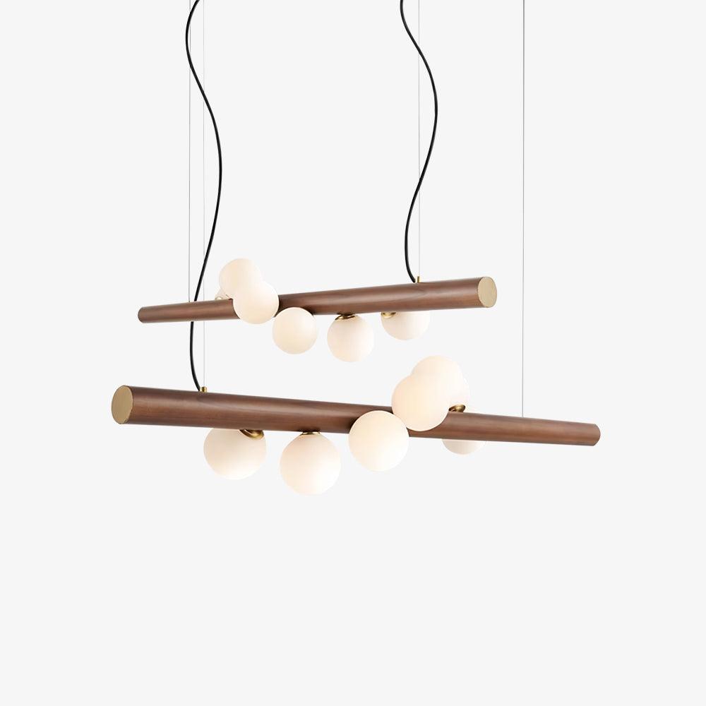 Arox lámpara colgante de madera estilo escandinavo