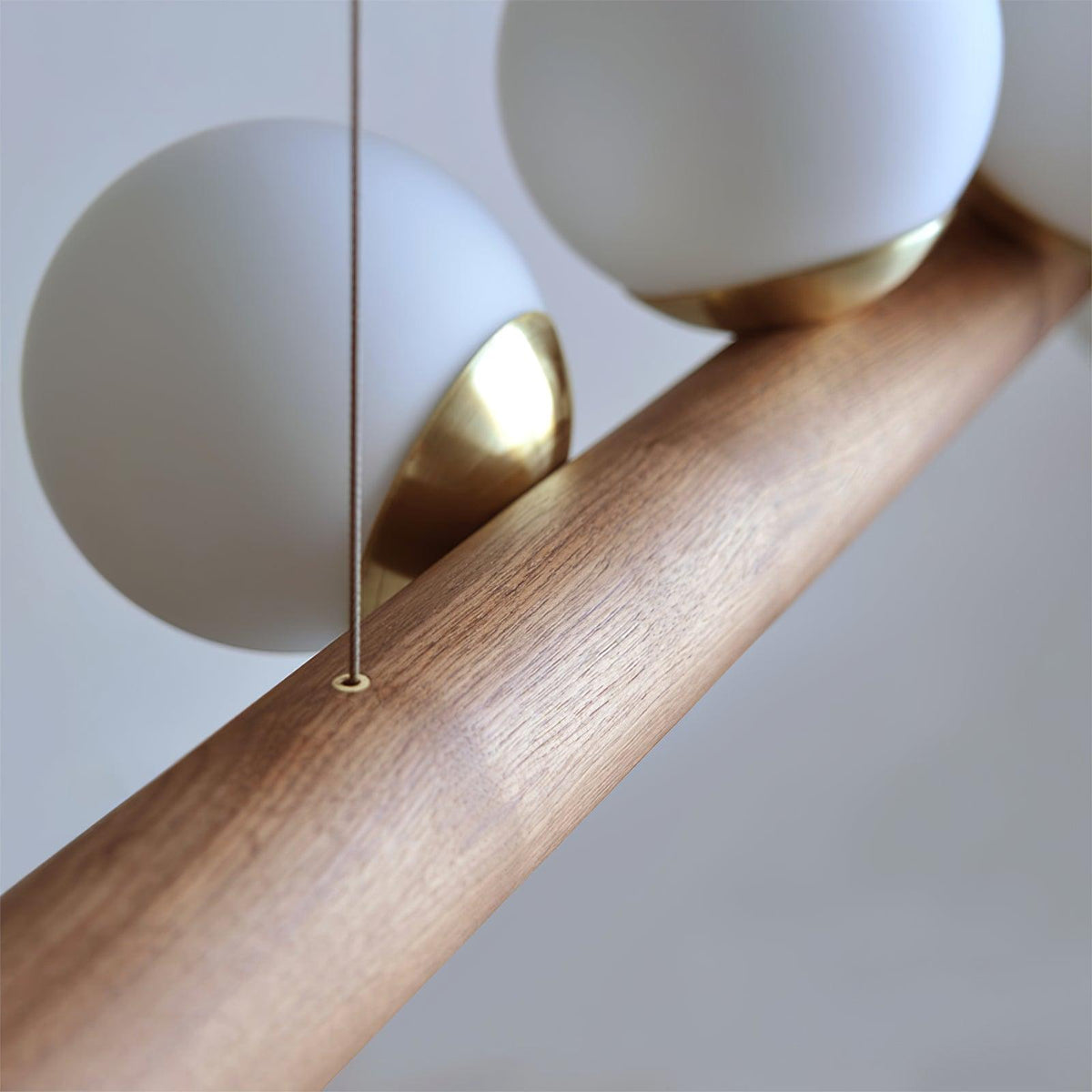 Arox lámpara colgante de madera estilo escandinavo