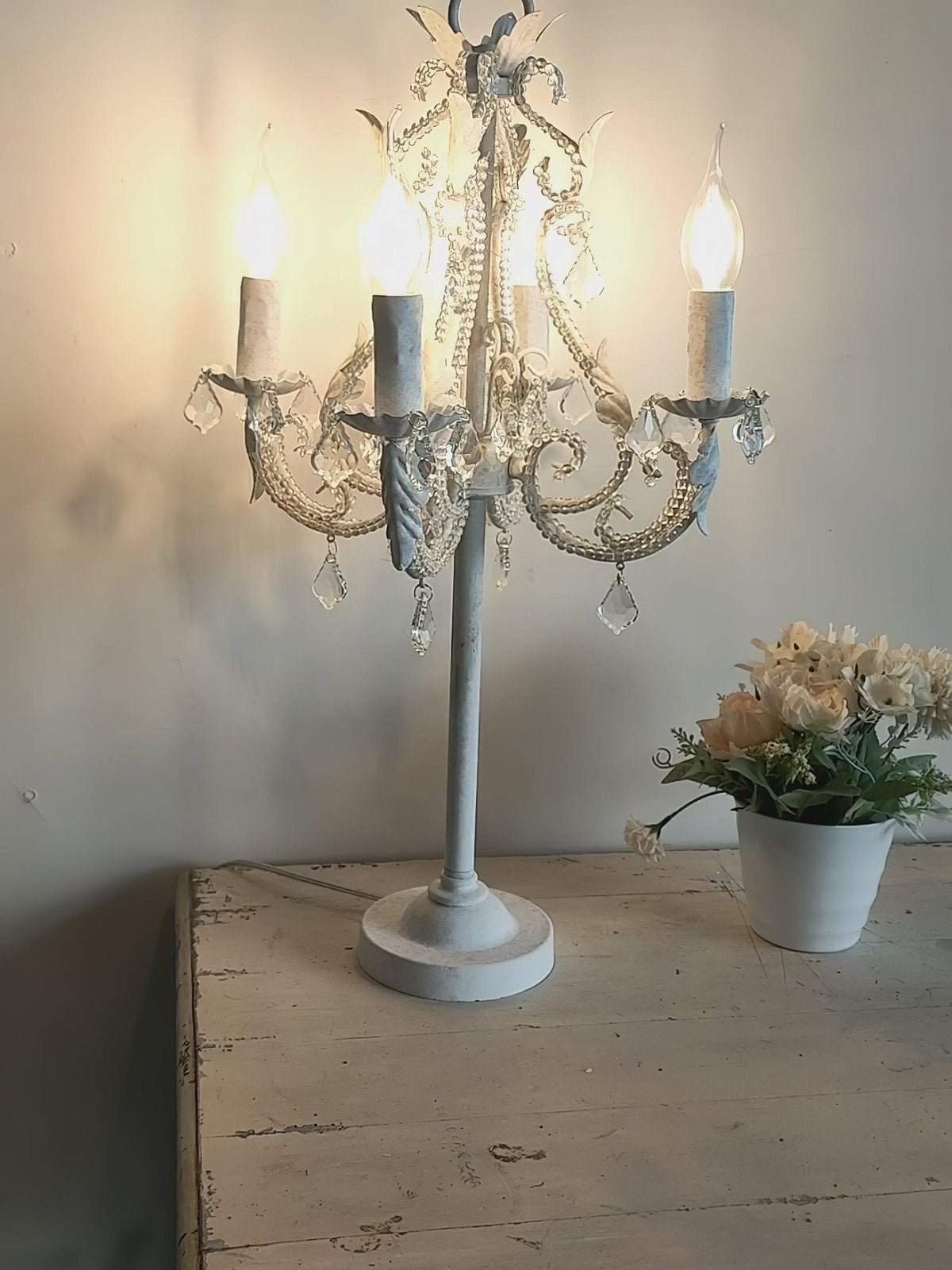 Ahin lámpara de mesa de lujo