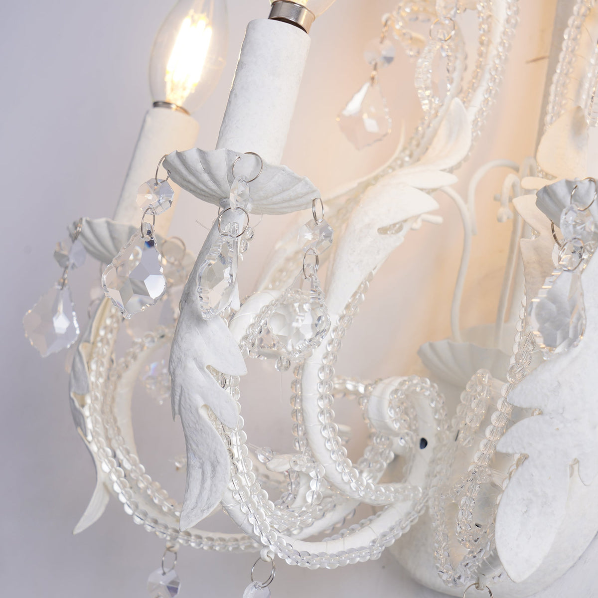 Xeldes aplique de pared tradicional de cristal