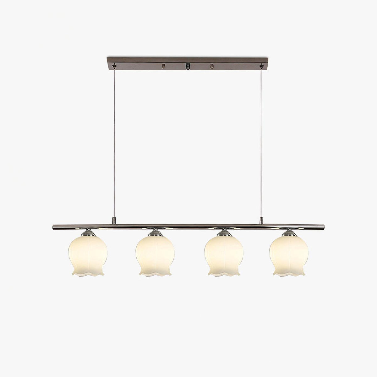 Evenara lámpara colgante moderna minimalista floral de vidrio