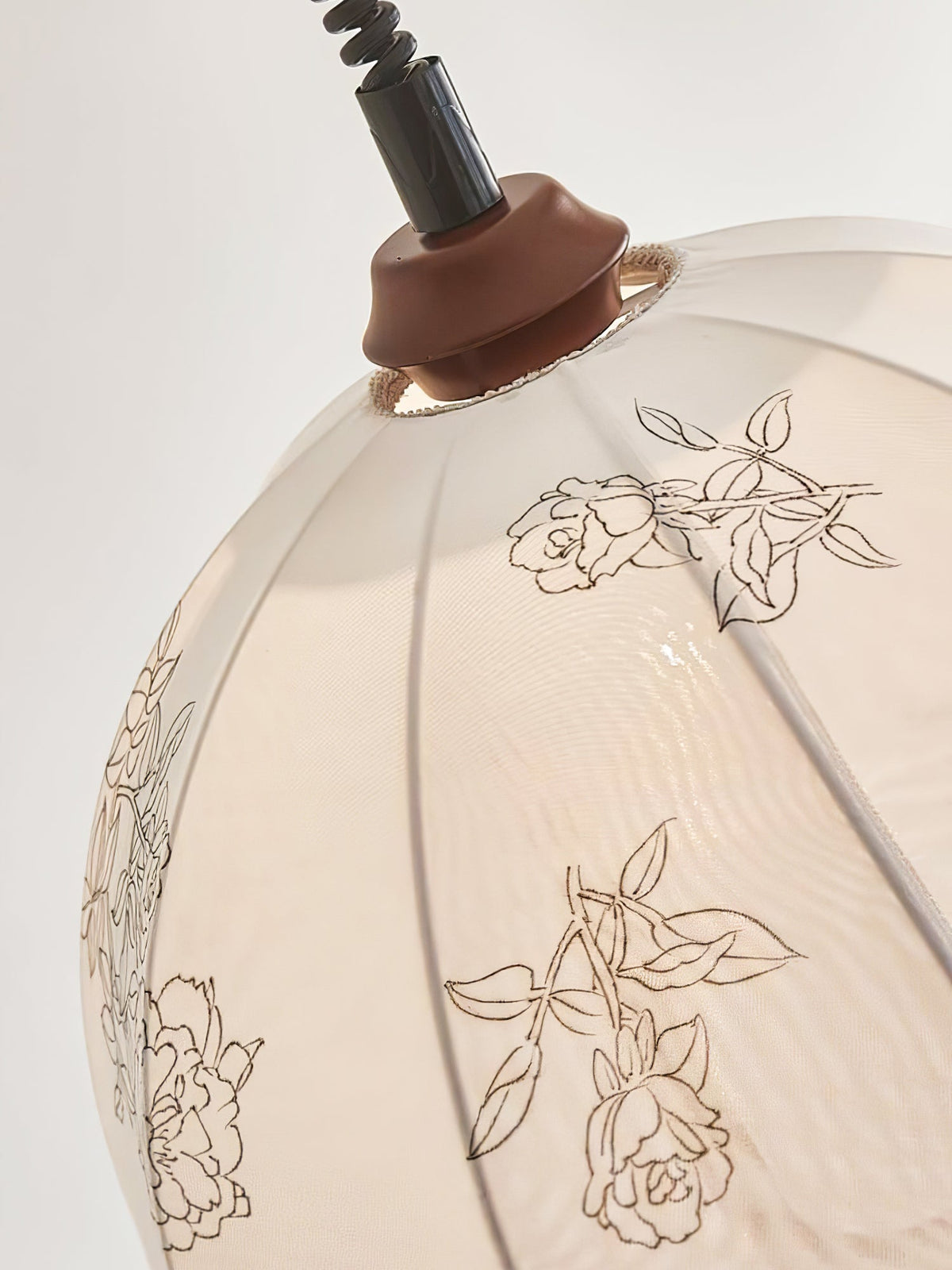 Elvaraine lámpara colgante de madera vintage
