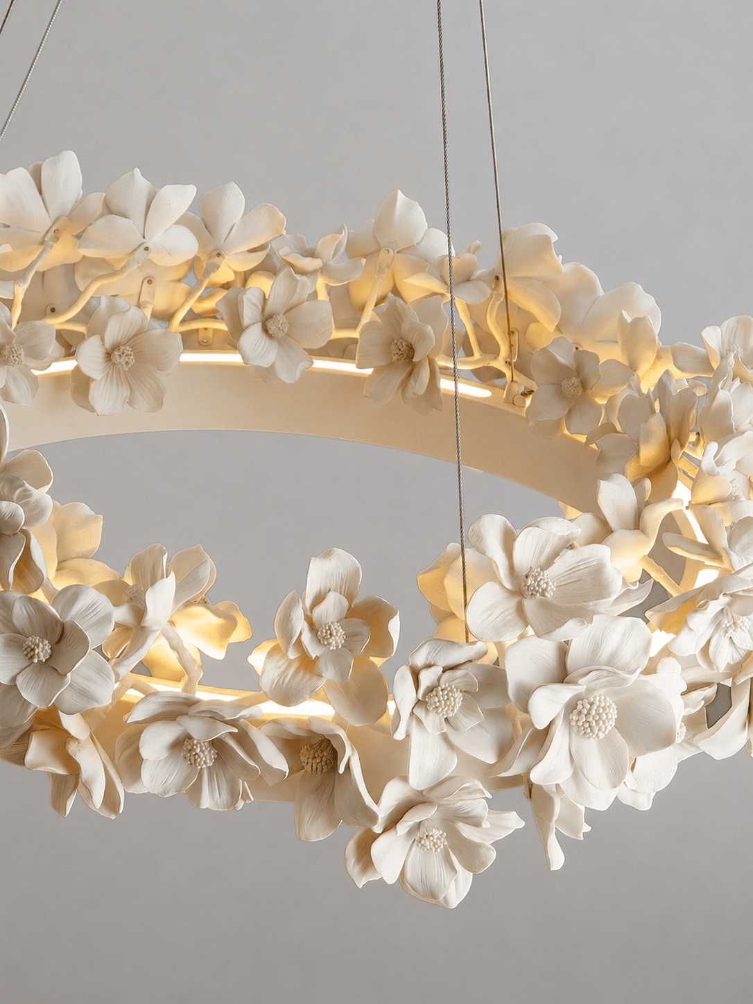 Lámpara de araña Floral Wreath