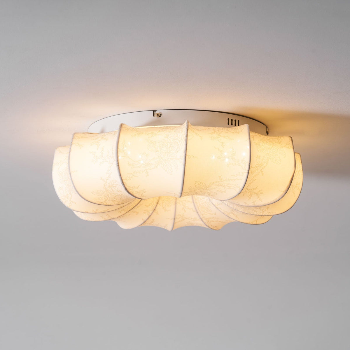 Vivaria lámpara de techo Premium nórdica de madera y tejido