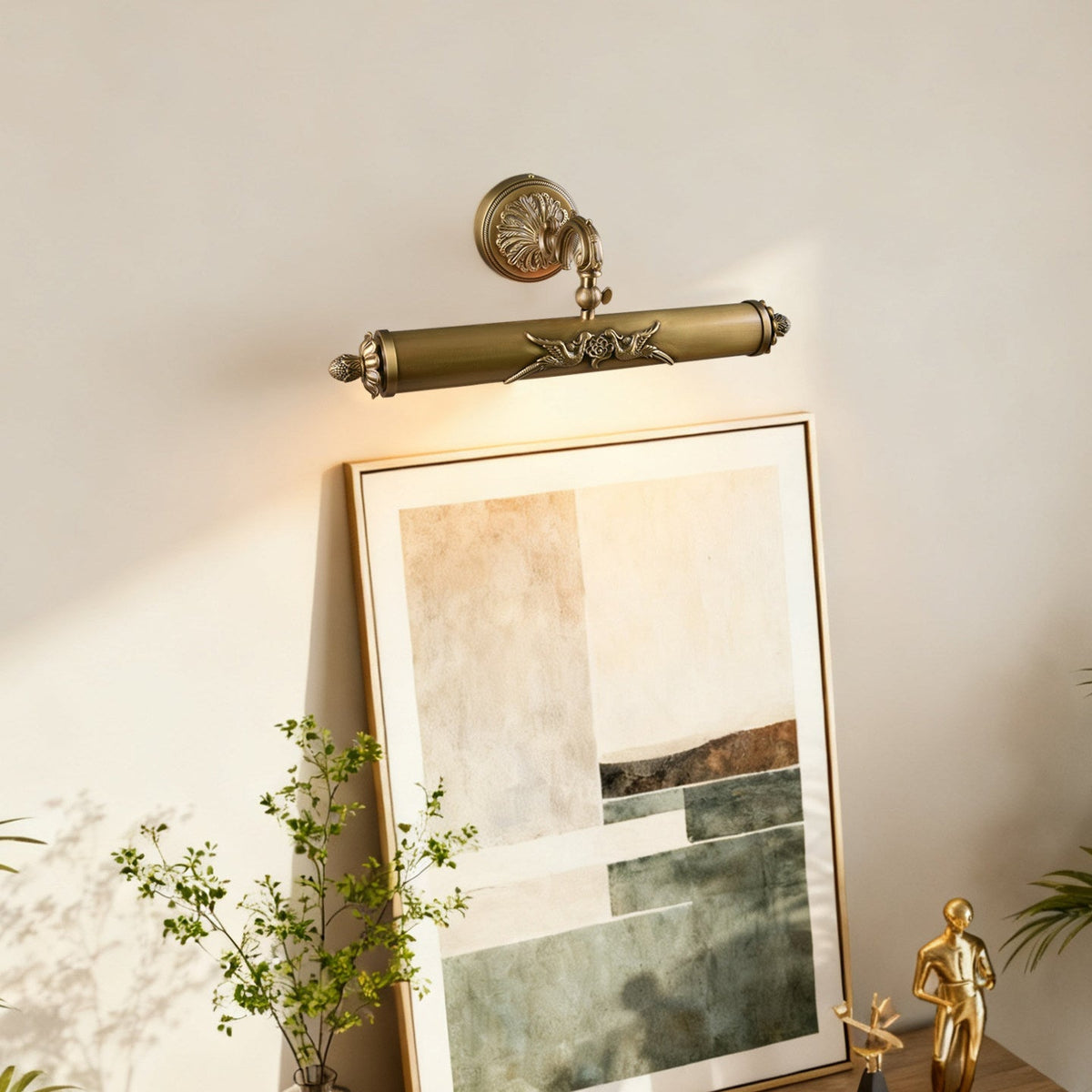 Casuaria aplique de pared Beam en latón