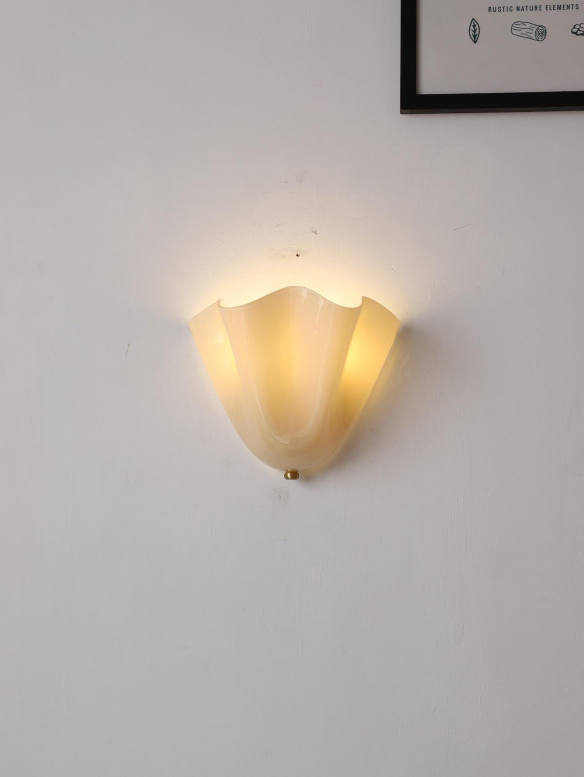 Veleina aplique de pared de vidrio