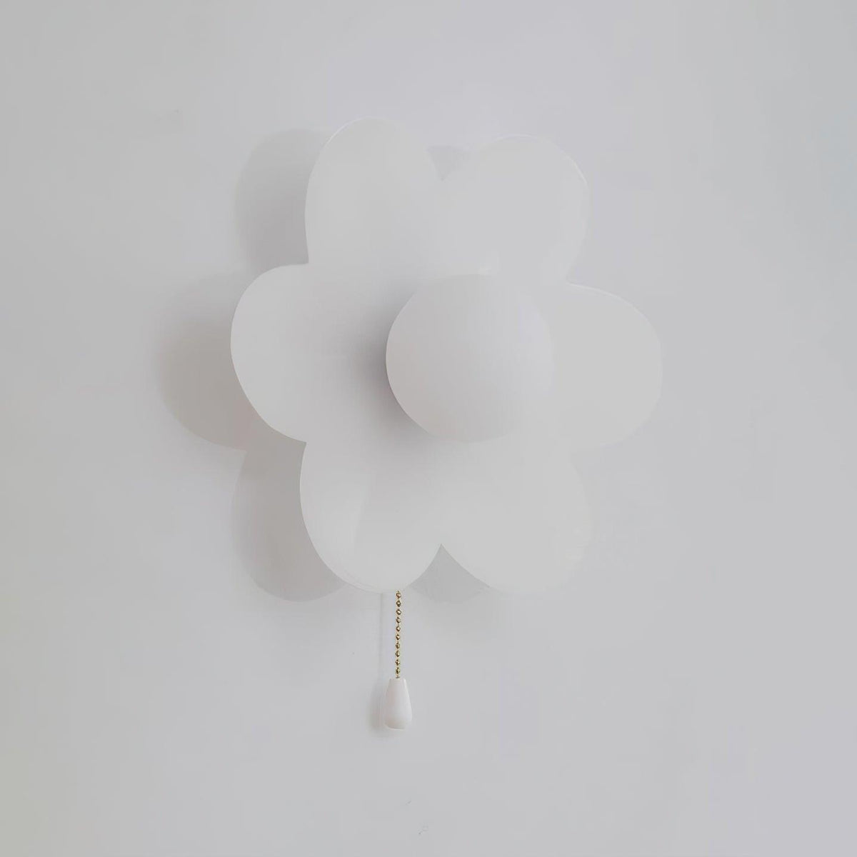 Bov aplique de pared nórdico Art Flowers de resina