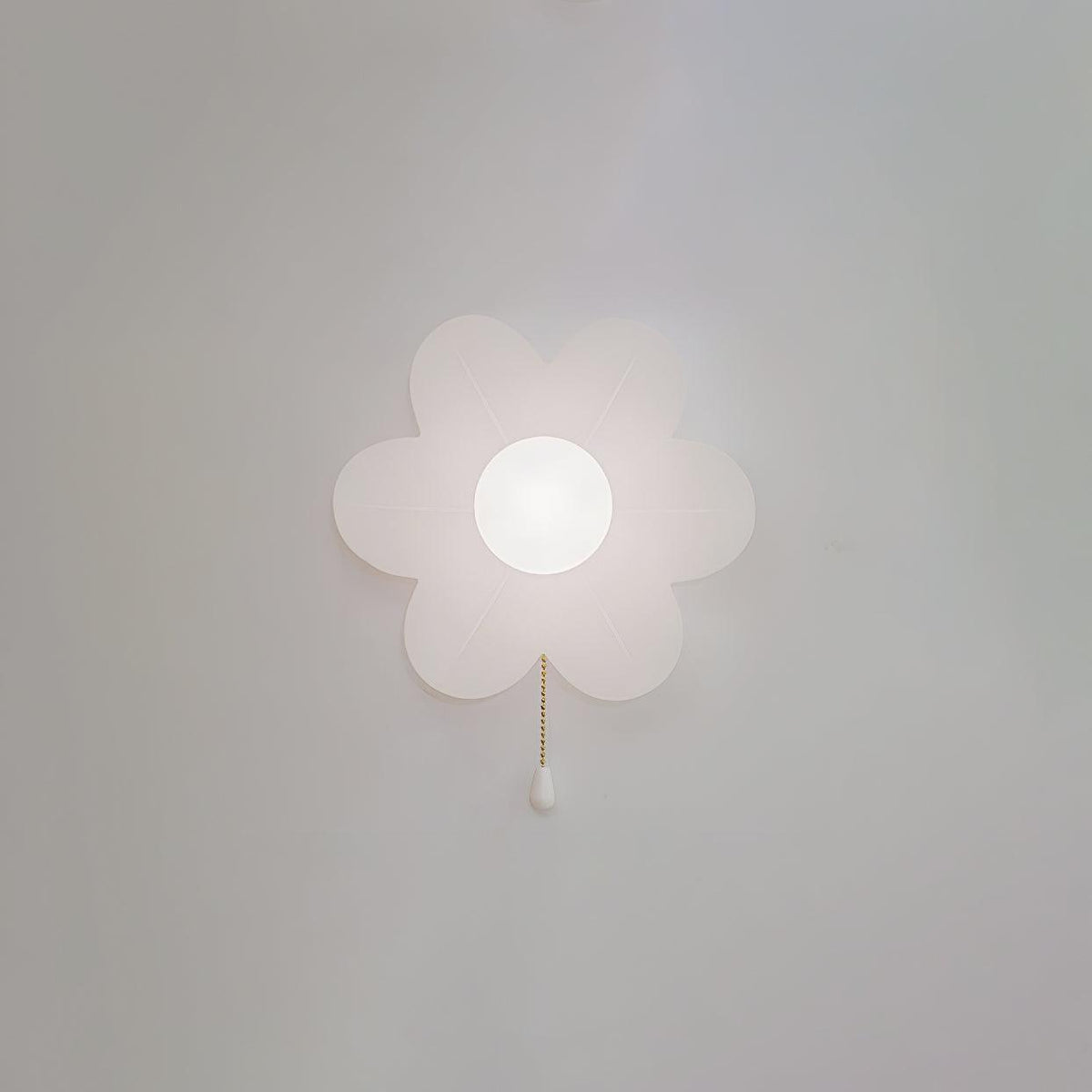 Bov aplique de pared nórdico Art Flowers de resina