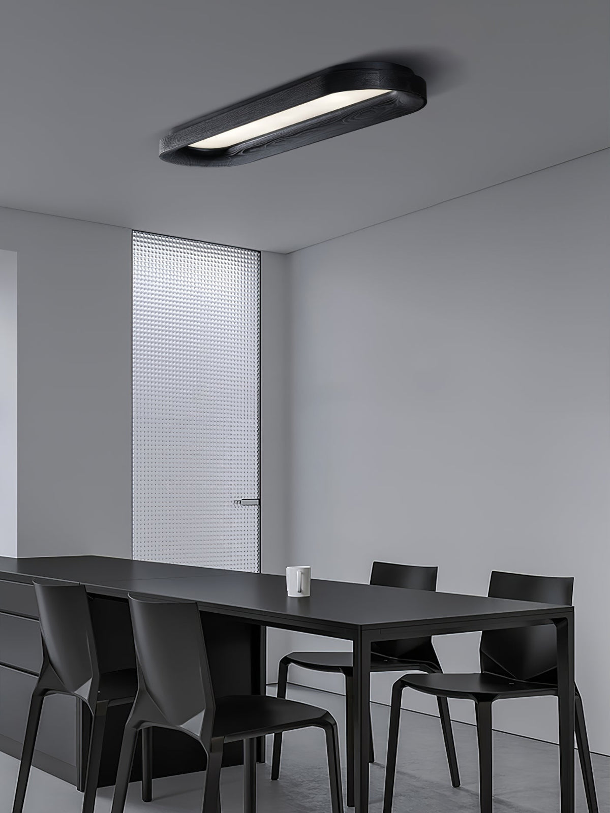 Zatalel lámpara de techo moderna minimalista con diseño de nube fluida en madera
