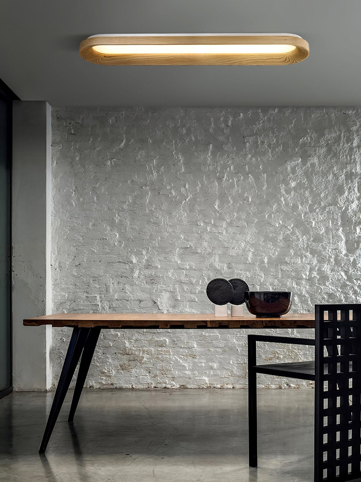 Zatalel lámpara de techo moderna minimalista con diseño de nube fluida en madera