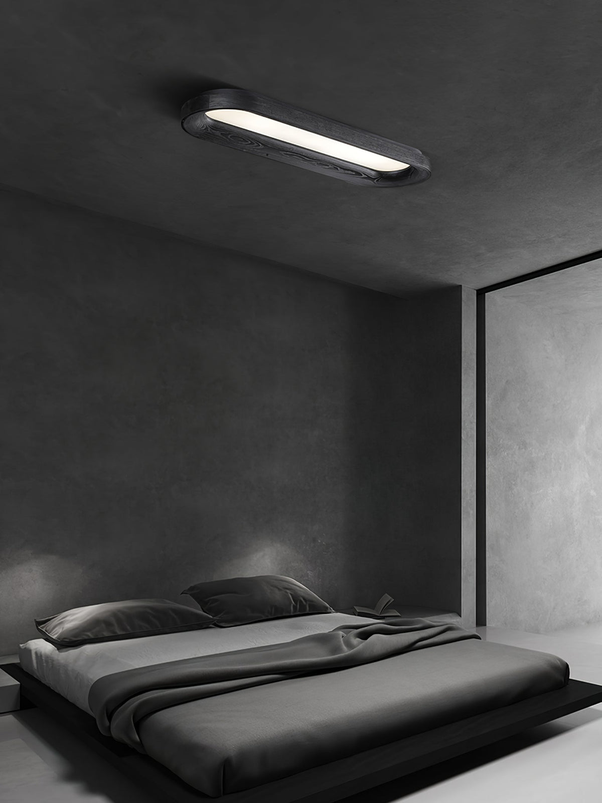 Zatalel lámpara de techo moderna minimalista con diseño de nube fluida en madera