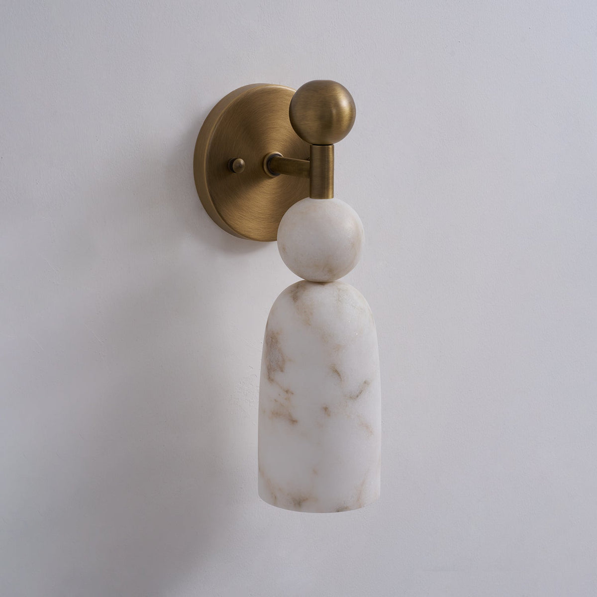 Serafin aplique de pared de alabastro
