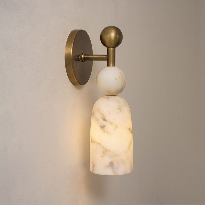 Serafin aplique de pared de alabastro
