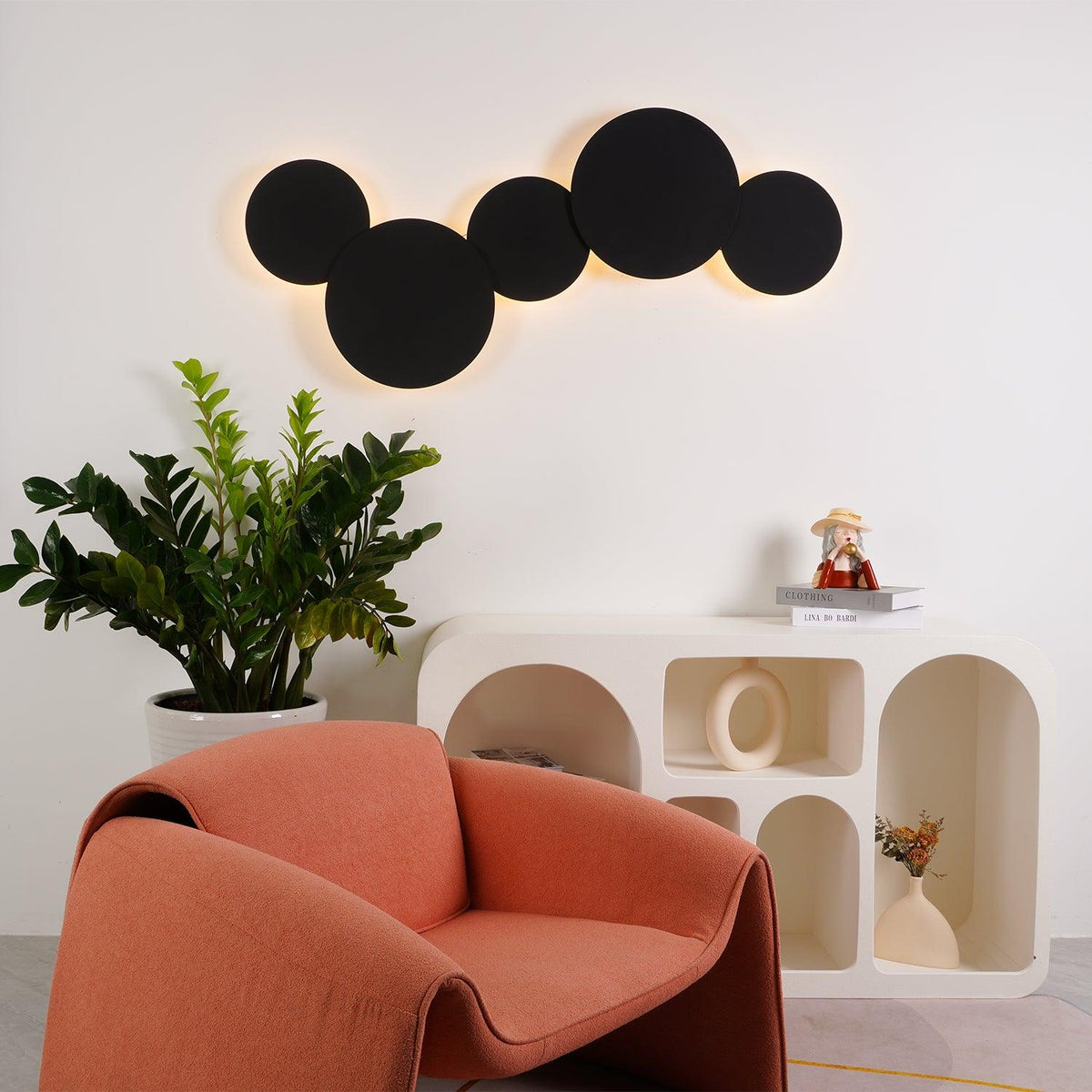 Arelis aplique de pared Geométrico Disco