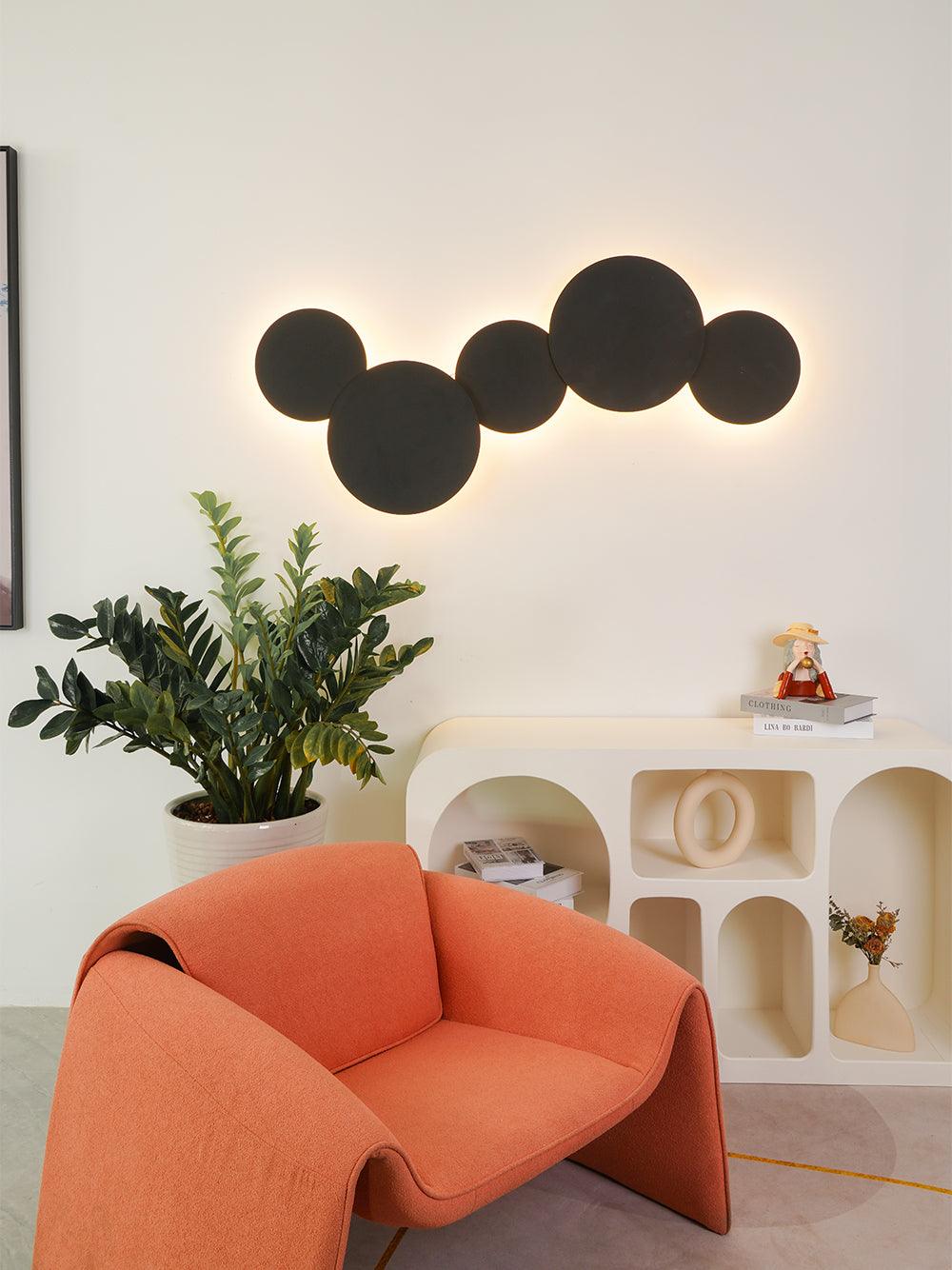 Arelis aplique de pared Geométrico Disco