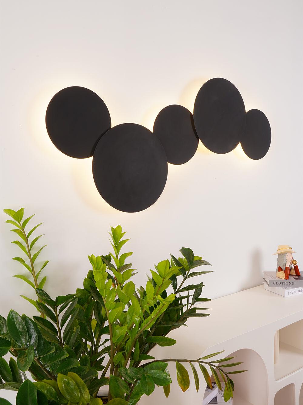 Arelis aplique de pared Geométrico Disco