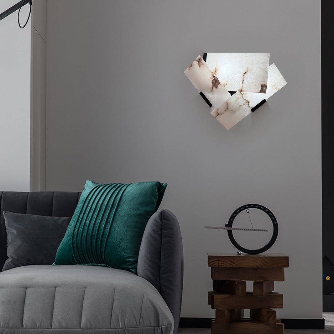 Eireeria aplique de pared de alabastro