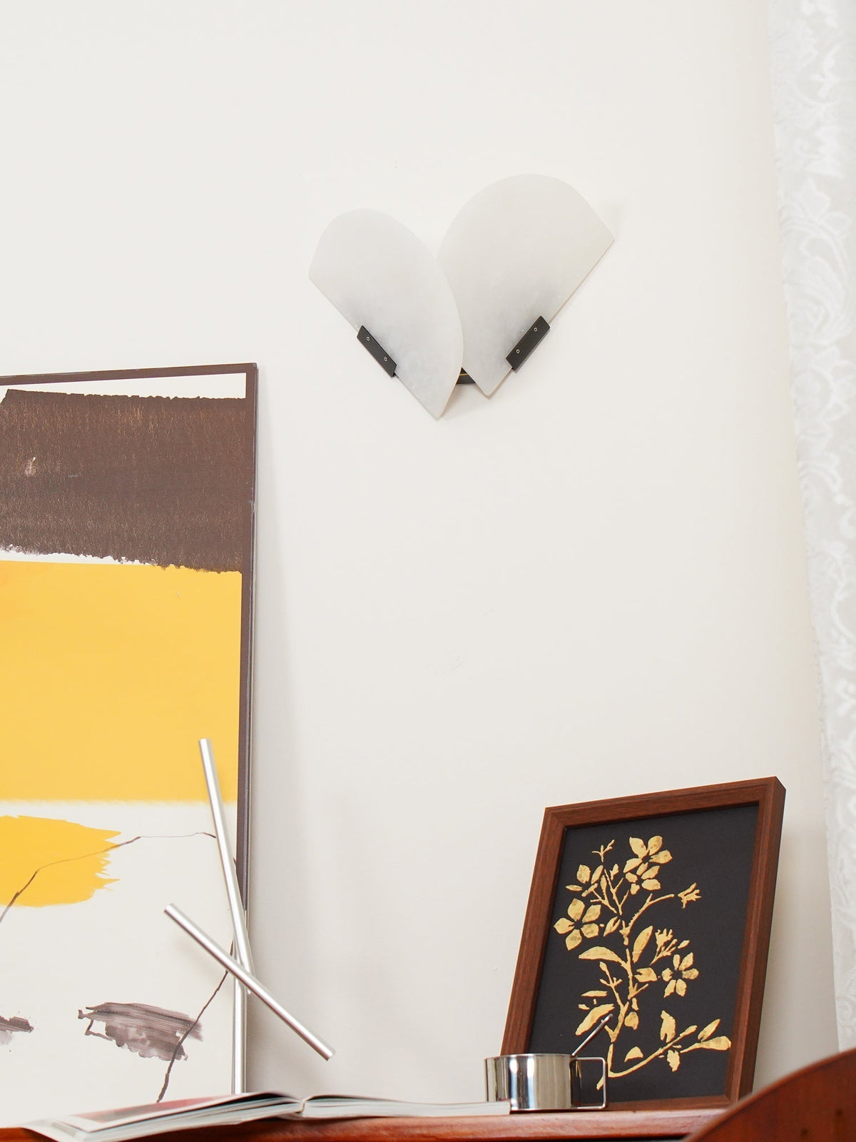 Pase aplique de pared Heart alabastro