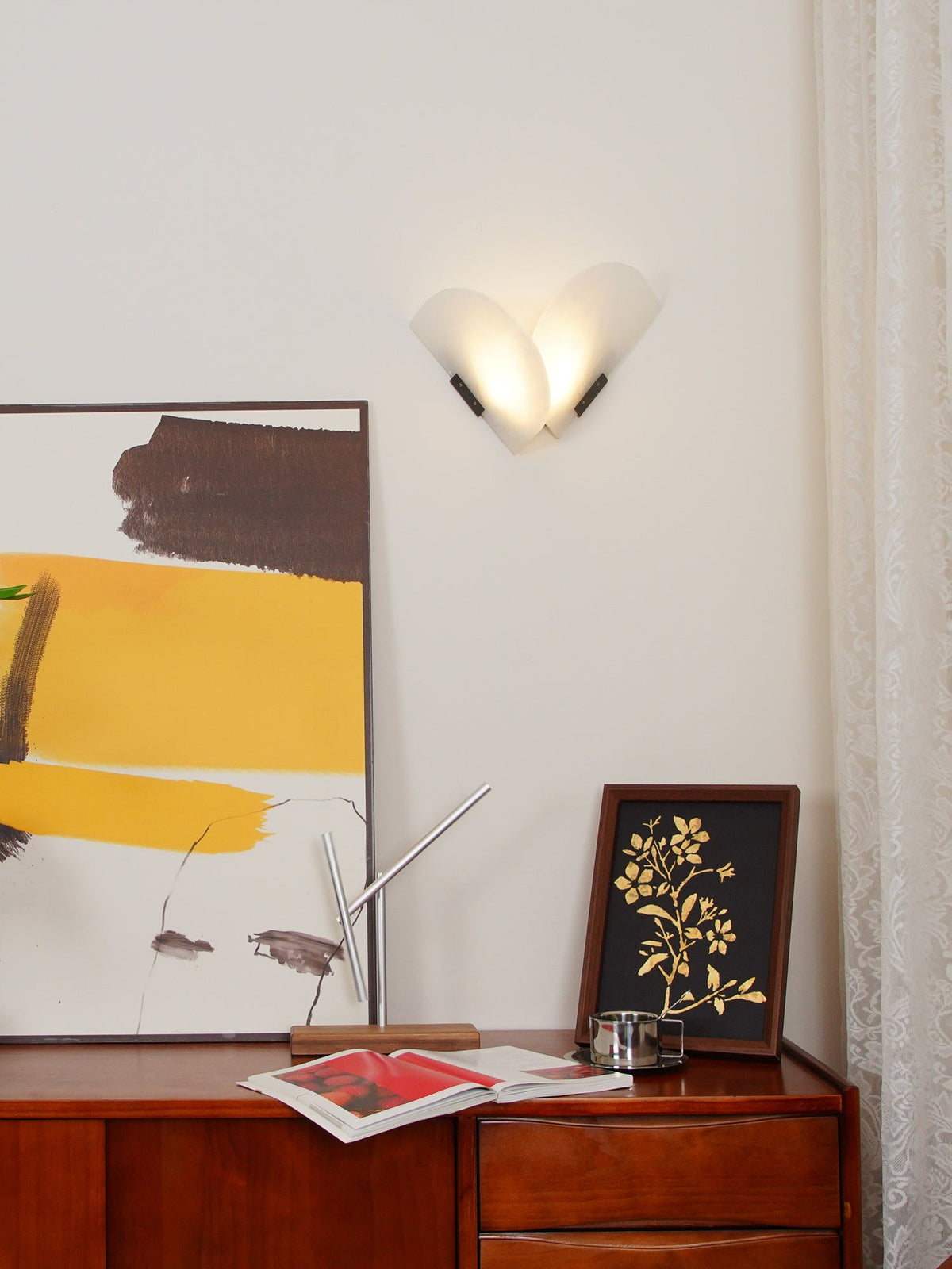 Pase aplique de pared Heart alabastro