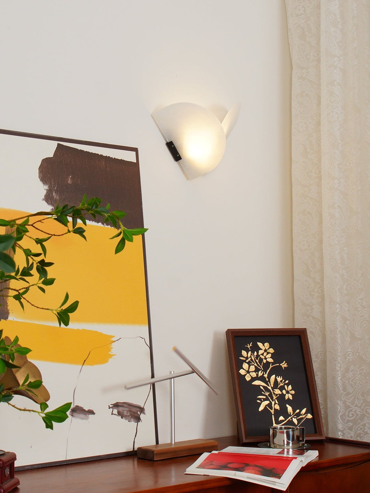 Pase aplique de pared Heart alabastro