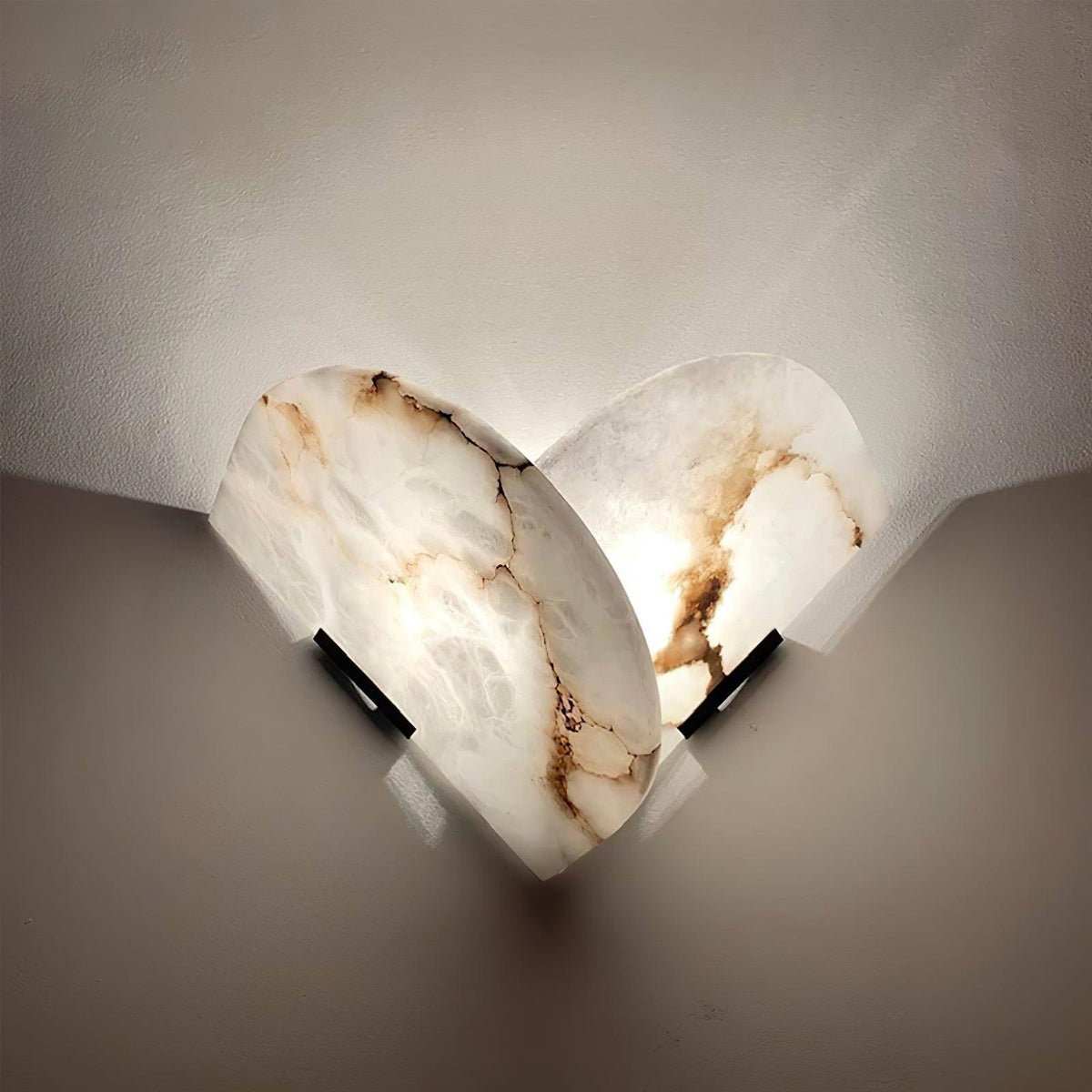 Pase aplique de pared Heart alabastro