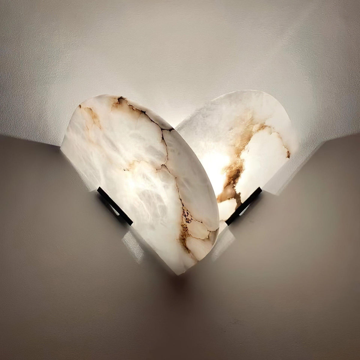 Pase aplique de pared Heart alabastro